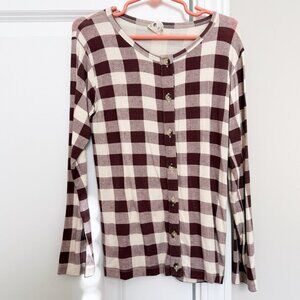 Kate Quinn Organics Girl bamboo Cardigan Size 7 years